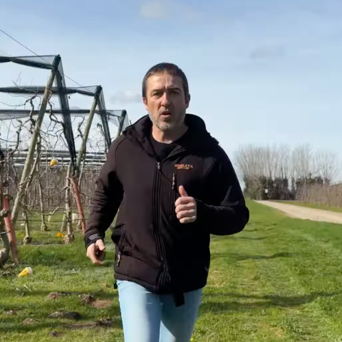 Un fotograma del vídeo d'Assemblea Pagesa, que adopta la fórmula viral del partit verd britànic