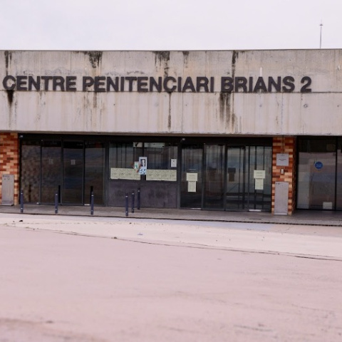 Imagen de la fachada de Brians 2, uno de los centros penitenciarios de Catalunya.