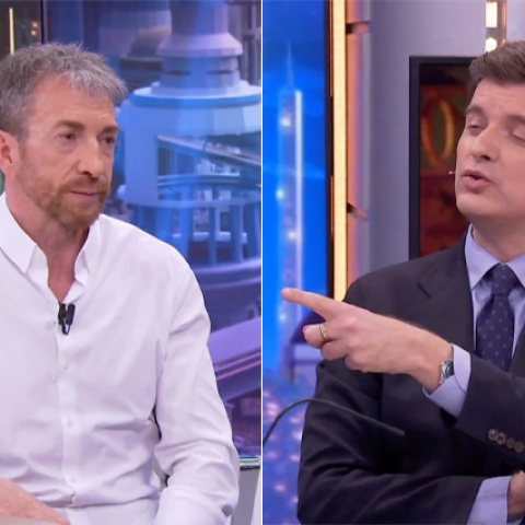 Pablo Motos y Marc Giró en 'El Hormiguero'.