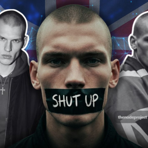 Imagen del rapero ultra generado con IA como instrumento de The Node Project