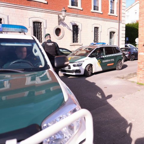 Imagen de archivo de coches de la Guardia Civil.