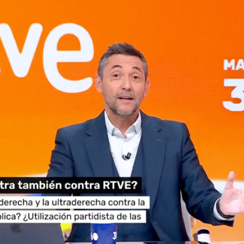 Javier Ruiz este jueves en el programa 'Mañaneros 360'.