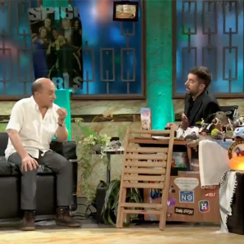 Pepe Viyuela y David Broncano en 'La Revuelta'.