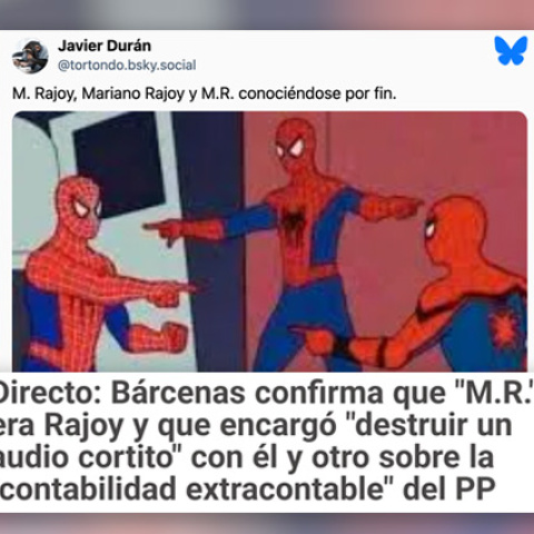 Memes sobre la declaración de Bárcenas.