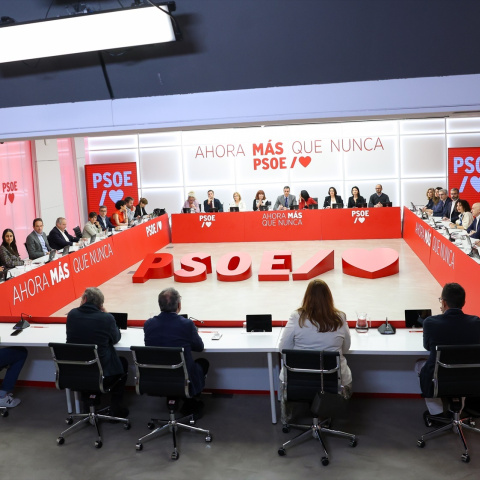 Reunión en la sede del PSOE Reunión en la sede del PSOE.