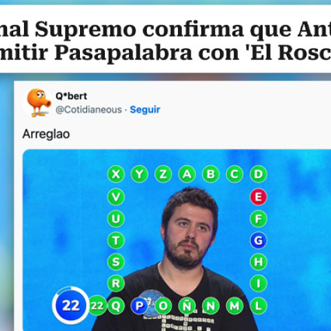 Memes sobre 'El Rosco' de 'Pasapalabra'