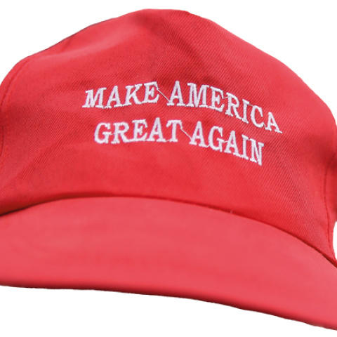 Gorra de 'merchandising' del movimiento MAGA.