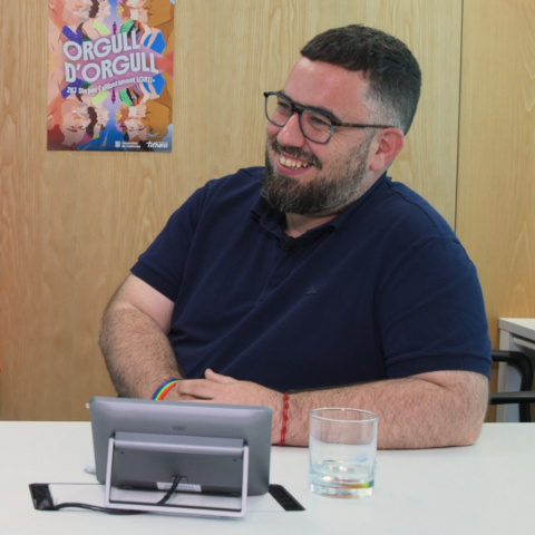 Alberto Lacasta, Director General de Polítiques Públiques LGBTI+ del Departament d'Igualtat i Feminisme. Alberto Lacasta, Director General de Polítiques Públiques LGBTI+ del Departament d'Igualtat i Feminisme.