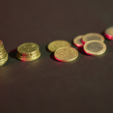 Monedas, a 3 de septiembre de 2025, en Madrid.