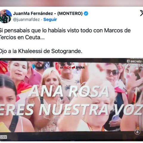 Criticas al primer programa de la temporada de Ana Rosa Quintana.