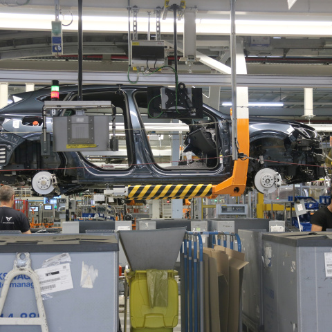 Producció d'un cotxe a la planta de Seat - Cupra de Martorell