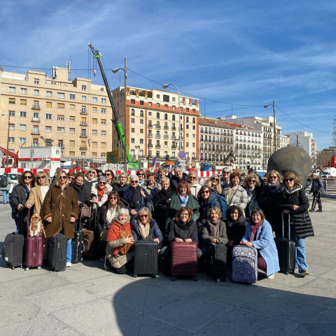 Les Muses en su visita cultural a Madrid