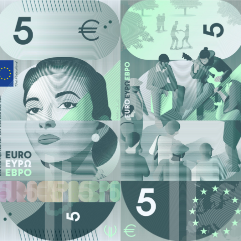 5 euros Propuesta diseño de billete G.