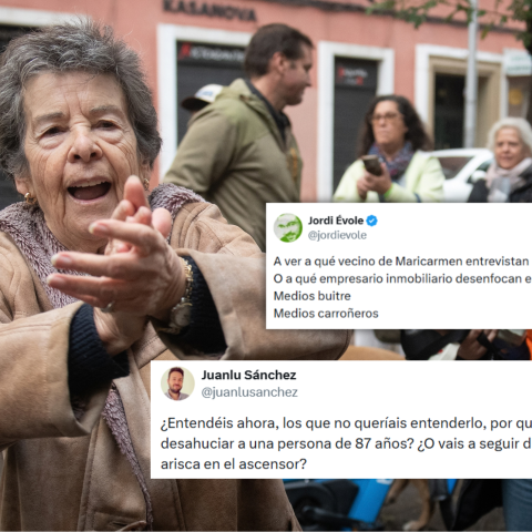 Fotomontaje de Maricarmen con tuits.