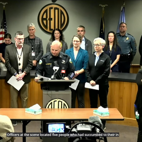 Transmisión del gobierno de la Ciudad de Bend y del jefe de policía de la ciudad, Mike Krantz.