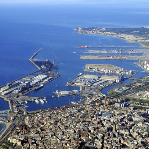 Imatge aèria de Tarragona i el Port