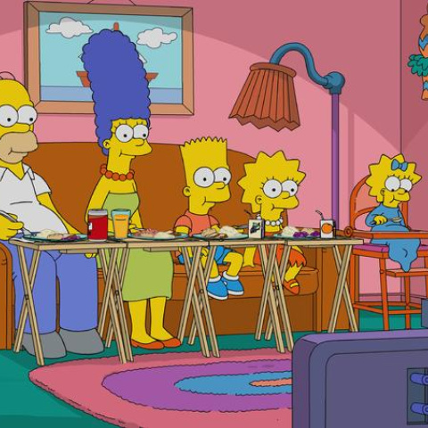 Comer viendo 'Los Simpson' es una costumbre muy extendida en España.
