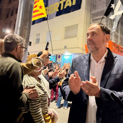 El president d'ERC, Oriol Junqueras, rebut al seu poble, Sant Vicenç dels Horts, per celebrar l'amnistia. 21/10/2026 El president d'ERC, Oriol Junqueras, rebut al seu poble, Sant Vicenç dels Horts, per celebrar l'amnistia.