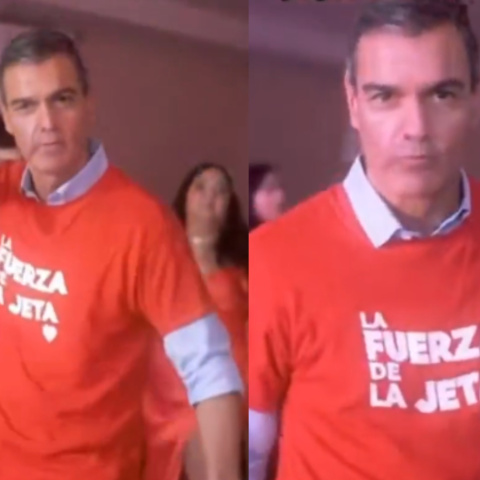 Vídeo hecho con IA de Pedro Sánchez.