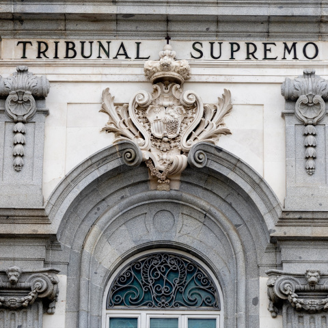 Fachada del Tribunal Supremo. Archivo.