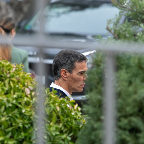El presidente del Gobierno, Pedro Sánchez, durante la reunión del Centro de Coordinación Operativa Integrado (CECOPI), en el Centro 112 de Toledo, a 29 de octubre de 2026