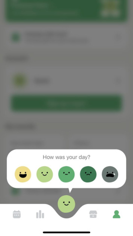 Con unos iconos simples, Daily Bean permite al usuario llevar un registro emocional de su día a día. Con unos iconos simples, Daily Bean permite al usuario llevar un registro emocional de su día a día.