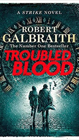 Portada del libro Troubled Blood de J. K. Rowling. /Amazon Portada del libro Troubled Blood de J. K. Rowling. /Amazon
