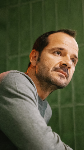 Ángel Martín, durante su entrevista con 'Público'. ANA BELTRÁN. Ángel Martín, durante su entrevista con 'Público'. ANA BELTRÁN.