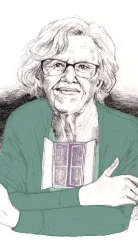 Dibujo de Manuela Carmena de Elia Mervi
