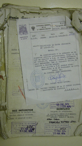 El sumario judicial del caso contra Welzel. El sumario judicial del caso contra Welzel.