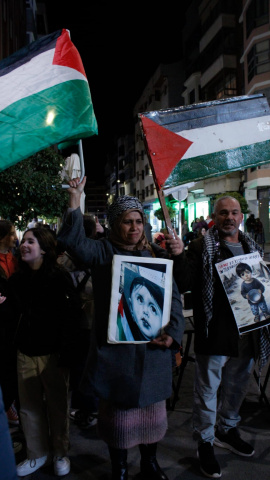 Concentración por Palestina en Cuenca