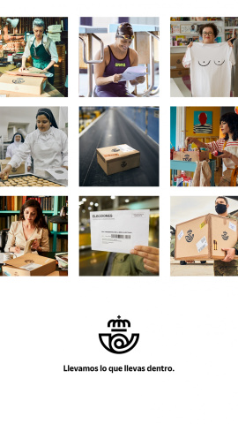 Llevamos lo que llevas dentro. Correos Llevamos lo que llevas dentro. Correos