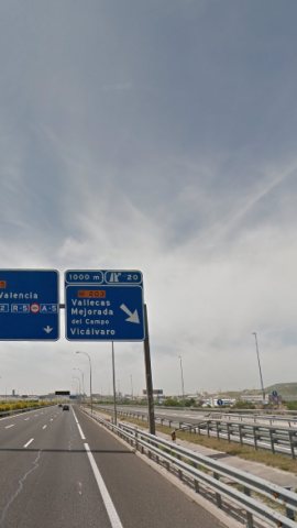 La carretera M-45 acabará constando más de 2.000 millones de euros. / Maps