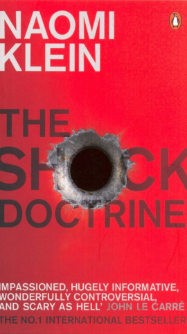 23/1/23 Portada de 'The shock doctrine', de Naomi Klein. 23/1/23 Portada de 'The shock doctrine', de Naomi Klein.