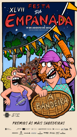 Cartel 'Festa da empanada' 2023 Cartel 'Festa da empanada' 2023