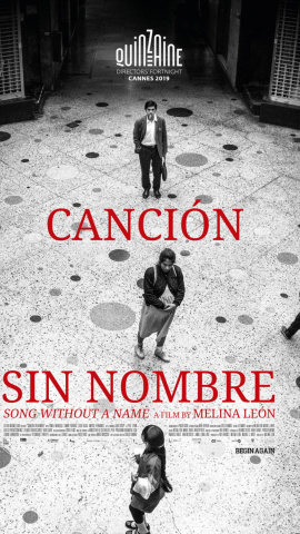 Cartel de la película 'Canción sin nombre'. Cartel de la película 'Canción sin nombre'.