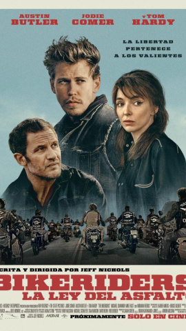 Cartel de 'Bikeriders. La ley del asfalto'. Cartel de 'Bikeriders. La ley del asfalto'.