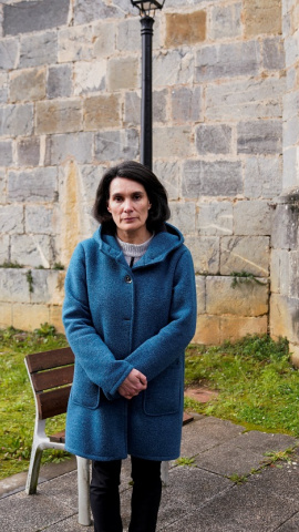 Oihana Goiriena, esposa del periodista Pablo González. — Vincent West / REUTERS Oihana Goiriena, esposa del periodista Pablo González. — Vincent West / REUTERS