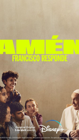 Cartel de 'Amén. Francisco Responde'. Cartel de 'Amén. Francisco Responde'.