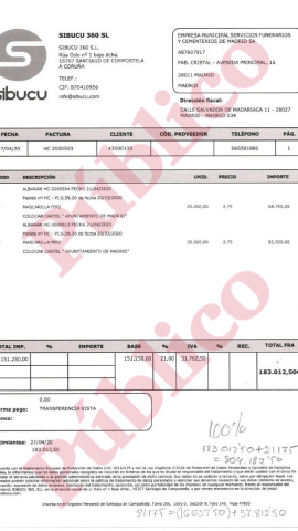 5/2/22 Una de las facturas de la CAM a SIbucu 360 SL 5/2/22 Una de las facturas de la CAM a SIbucu 360 SL