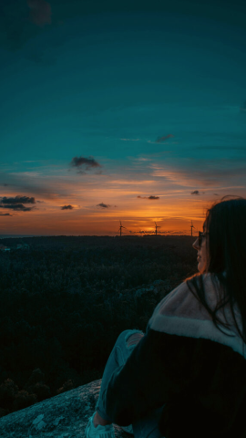 Atardercer en Galicia.