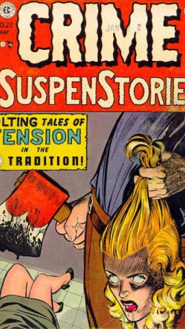 Portada del número 22 del mes de mayo de la revista Crime Supensestories