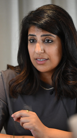 La cirujana ortopédica pediátrica Ana Jeelani, durante la entrevista.