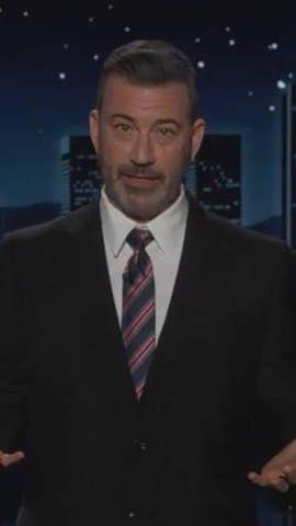 Jimmy Kimmel en su regreso a la ABC tras unos días suspendido por las presiones del Gobierno de Trump.