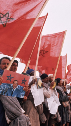Imagen de la Marcha Verde impulsada por Marruecos desde el 6 de noviembre de 1975