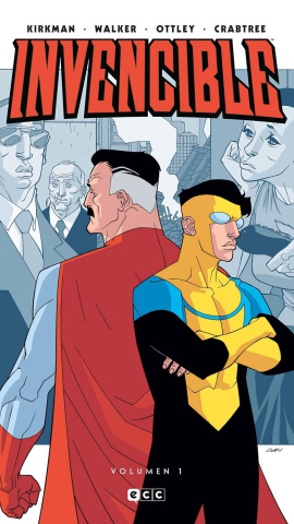 Portada del primer volumen de 'Invencible'.