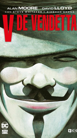 Portada de 'V de Vendetta', cómic obra de Alan Moore.