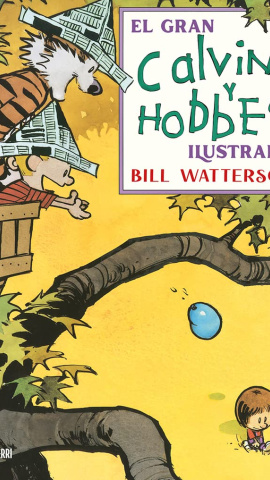 Porta de 'El gran Calvin y Hobbes ilustrado', edición de Astiberri.