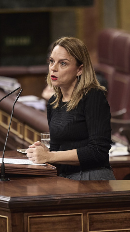 (Foto de ARCHIVO)La diputada de Podemos Canarias Noemí Santana interviene durante una sesión plenaria en el Congreso de los Diputados, a 13 de noviembre de 2025, en Madrid (España). Hoy el pleno del Congreso debate y vota las enmiendas del Senado sobre la ley de movilidad sostenible entre las que se incluye la enmienda que pospone el cierre definitivo de las centrales nucleares de Almaraz (Cáceres), Ascó I (Tarragona) y Cofrentes (Valencia). Además se votará la ley que regula los servicios de atención al cliente que obliga a prestar el servicio en las lenguas cooficiales en las comunidades donde existan.Jesús Hellín / Europa Press13/11/2025