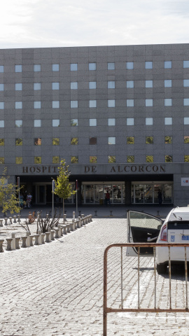 Entrada principal del Hospital de Alcorcón (Madrid).Eduardo Parra / Europa Press07 octubre 2019, SANIDAD, URGENCIAS, SALUD, HOSPITAL, MEDICINA07/10/2019